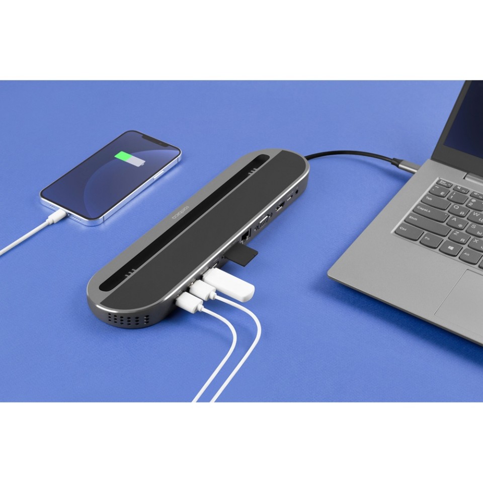 Хаб USB Type-C 3.0 для ноутбуков «Falcon», черный