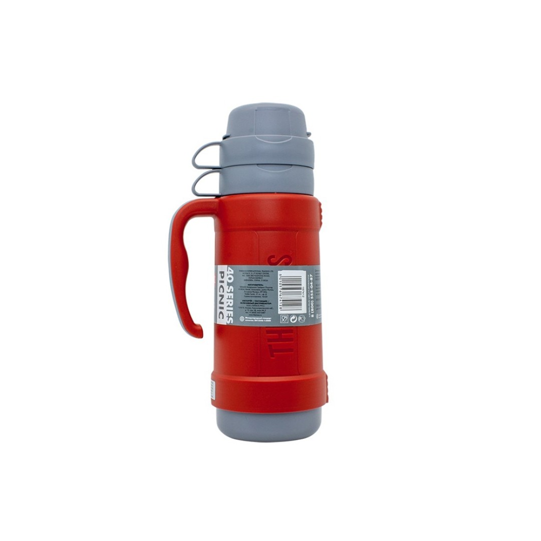 Термос со стеклянной колбой тм THERMOS PICNIC 40 Series Red 1,0L
