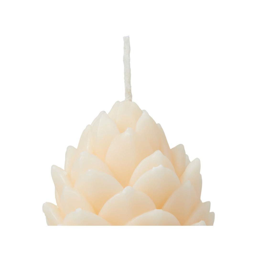 Свеча "Шишка", молочный