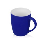 Кружка с покрытием soft-touch C1, синий
