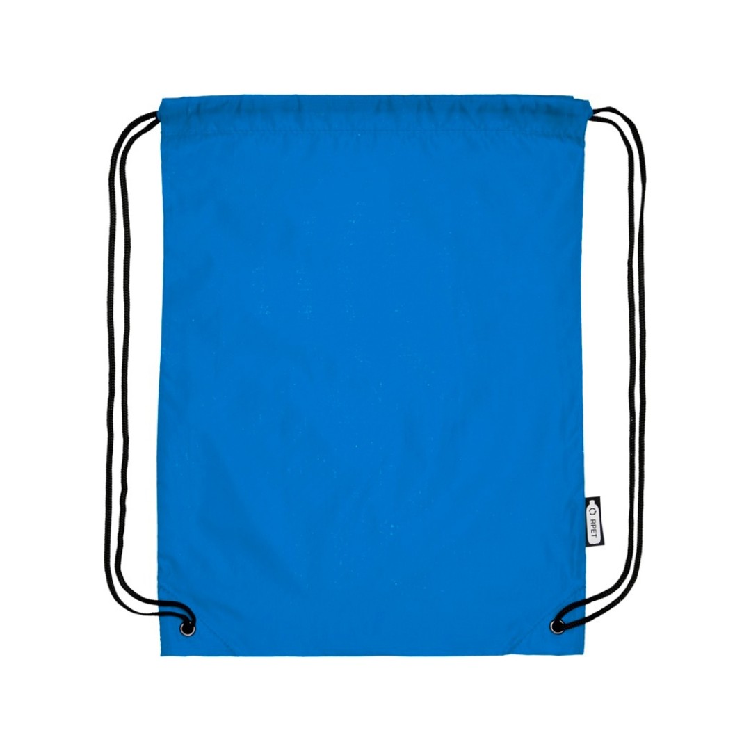 Рюкзак со шнурком Oriole из переработанного ПЭТ, process blue