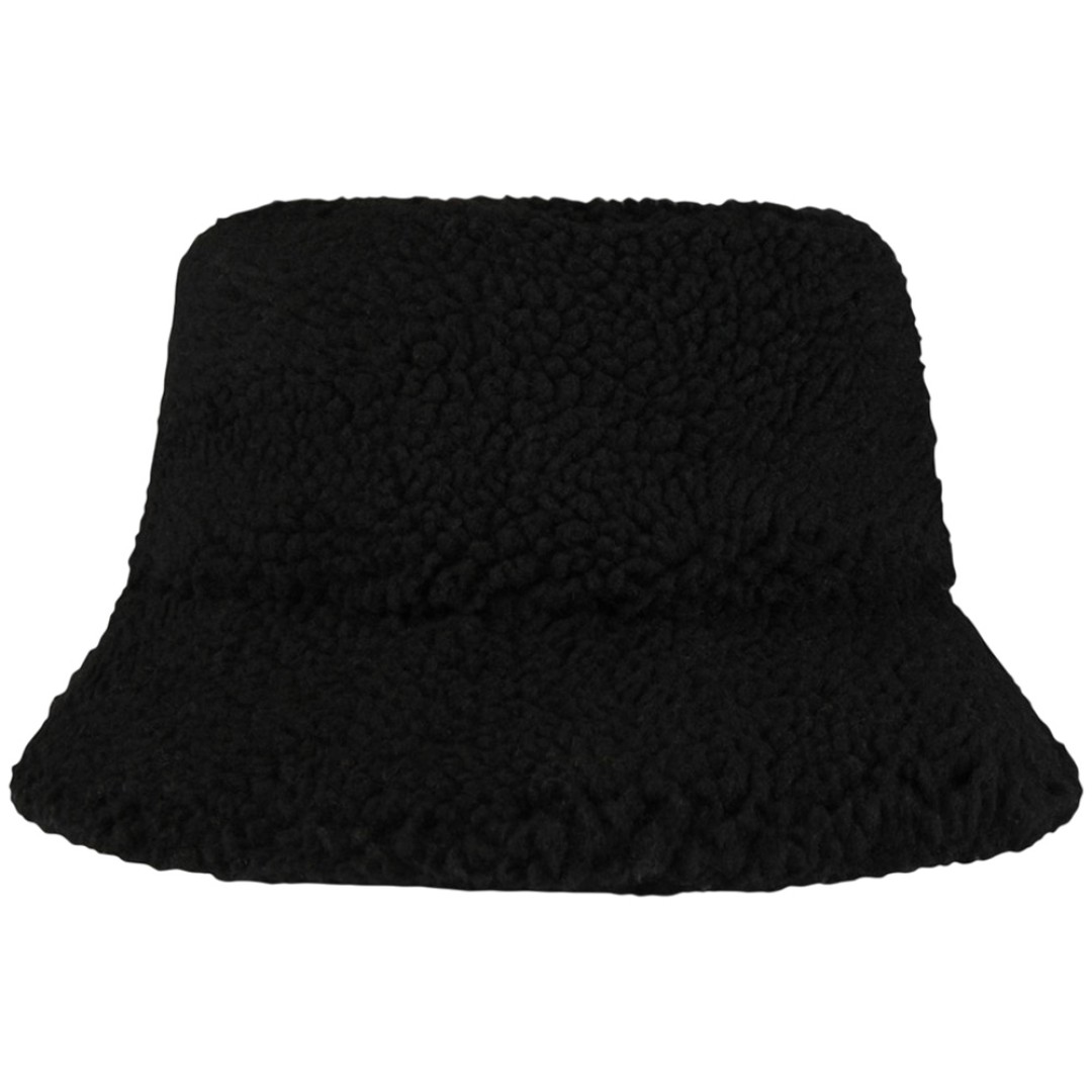 Панама "Baru"  из шерпа - Сплошной черный