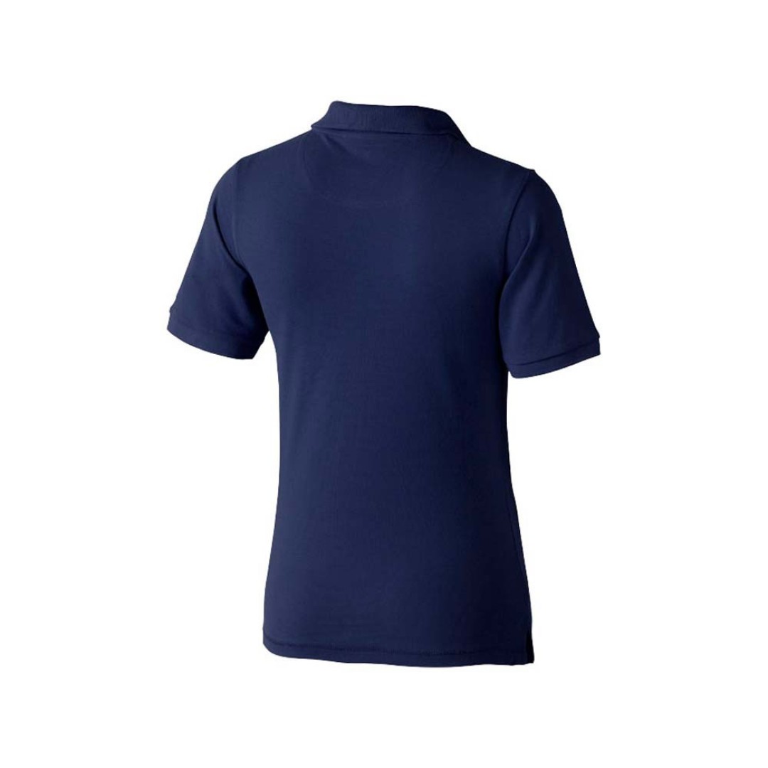 Calgary женская футболка-поло с коротким рукавом, темно-синий