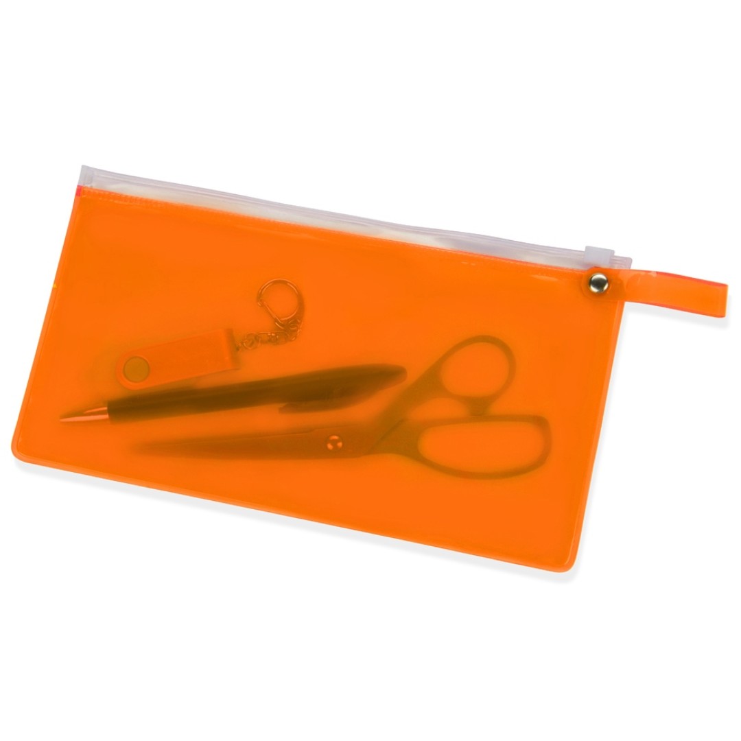 Пенал "Веста", оранжевый