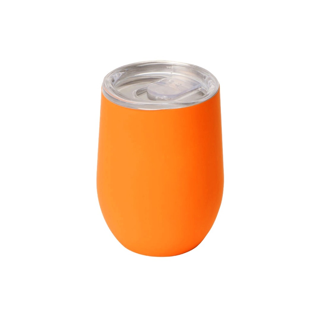 Подарочный набор c блокнотом C2, ручкой и термокружкой, оранжевый