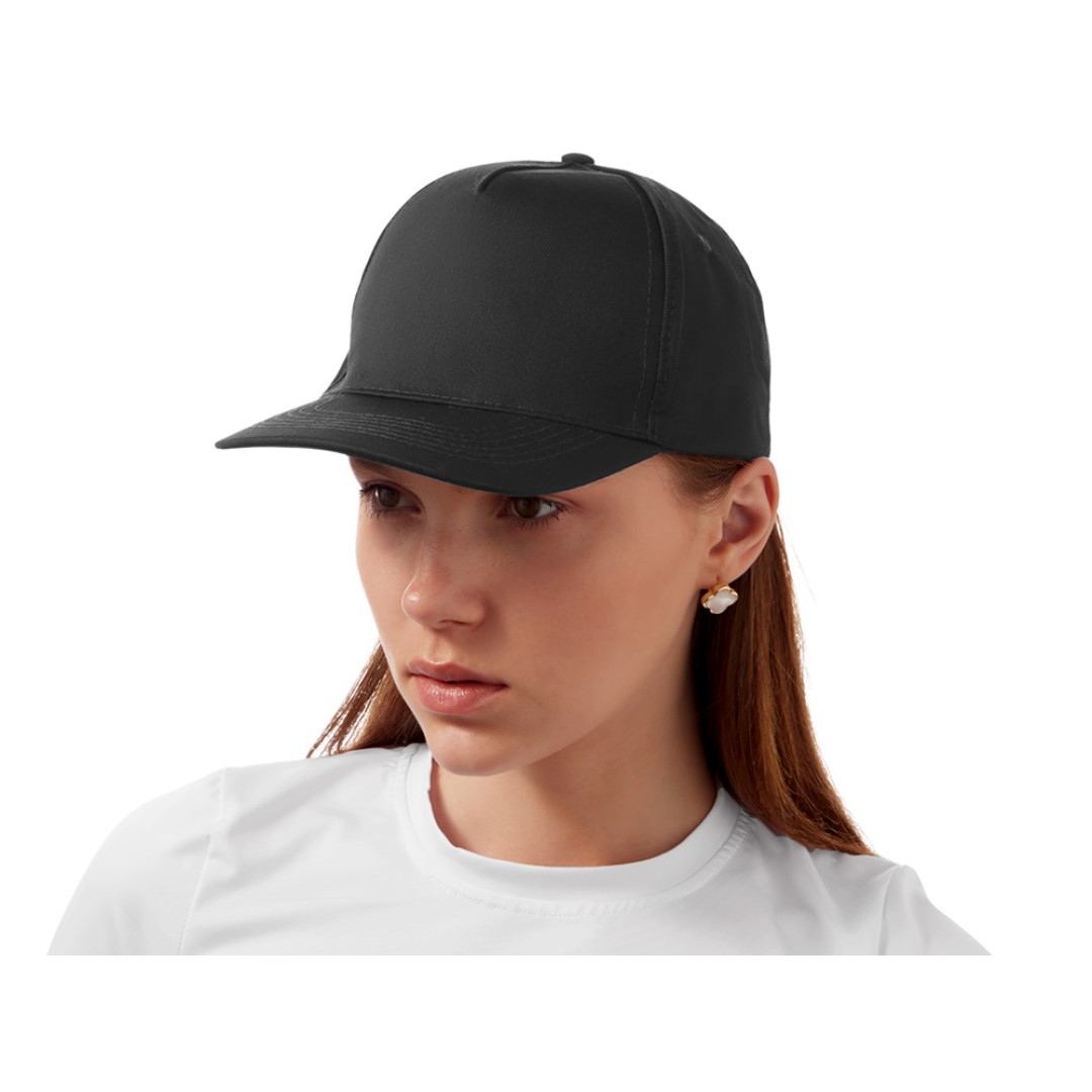 Бейсболка "Mix" 5-ти панельная 180 гр, черный