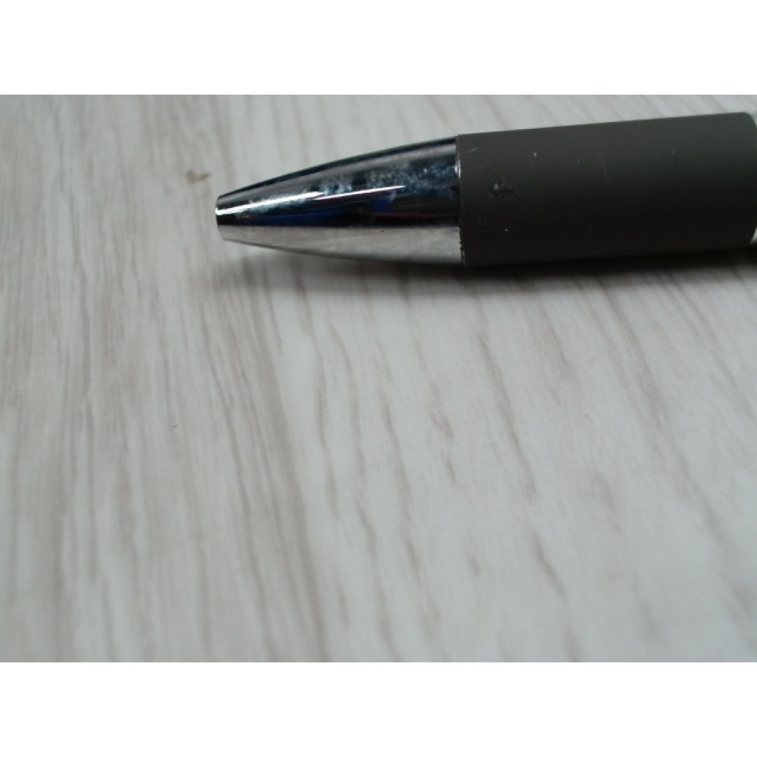 Ручка металлическая soft-touch шариковая со стилусом «Sway», серый/серебристый (P)