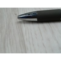 Ручка металлическая soft-touch шариковая со стилусом «Sway», серый/серебристый (P)