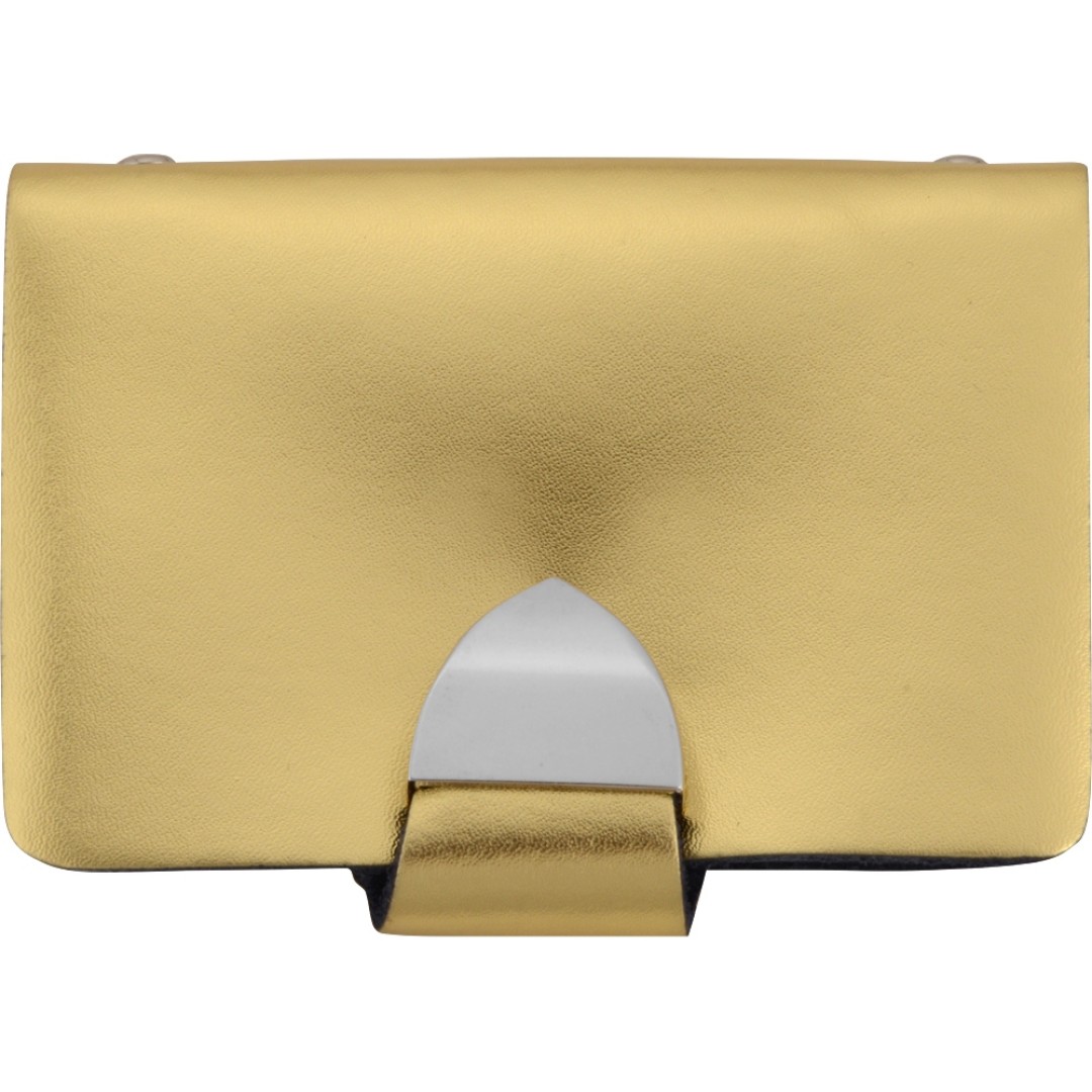 Набор «Чувства»: шариковая ручка, зеркало, визитница, золотистый (Р)