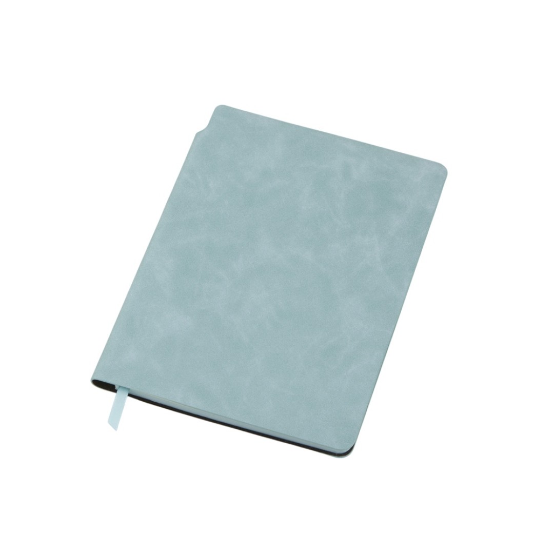 Блокнот А5 "Notepeno Max", 96 листов 80 гр/м2 белой FSC бумаги, цвет морской волны