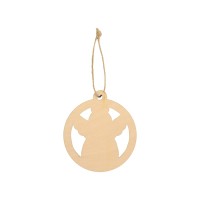 Подвеска деревянная «Рождественский ангел»