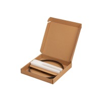 Деревянные часы с металлическим ободом, диаметр 30 см, "Time Wheel", натуральный/черный