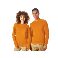 Свитшот "Motion" унисекс с начесом, оранжевый