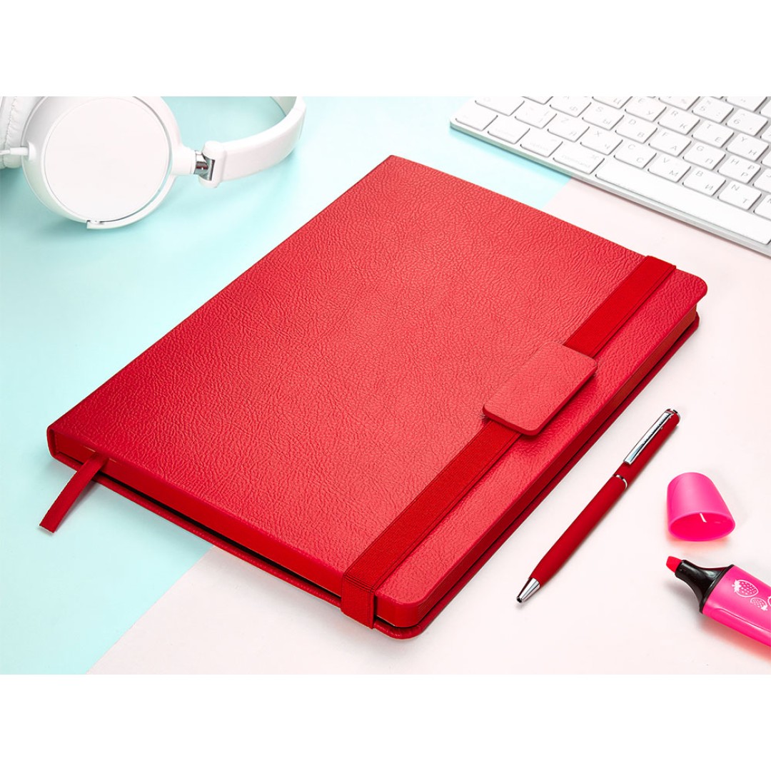 Ежедневник В5 недатированный «Leggenda», красный