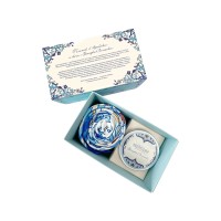 Набор: платок «Арабески» и свеча «Загадка Востока»