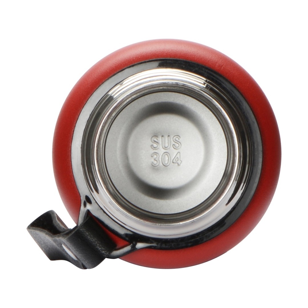 Вакуумный термос "Story" c покрытием powder, тубус, красный