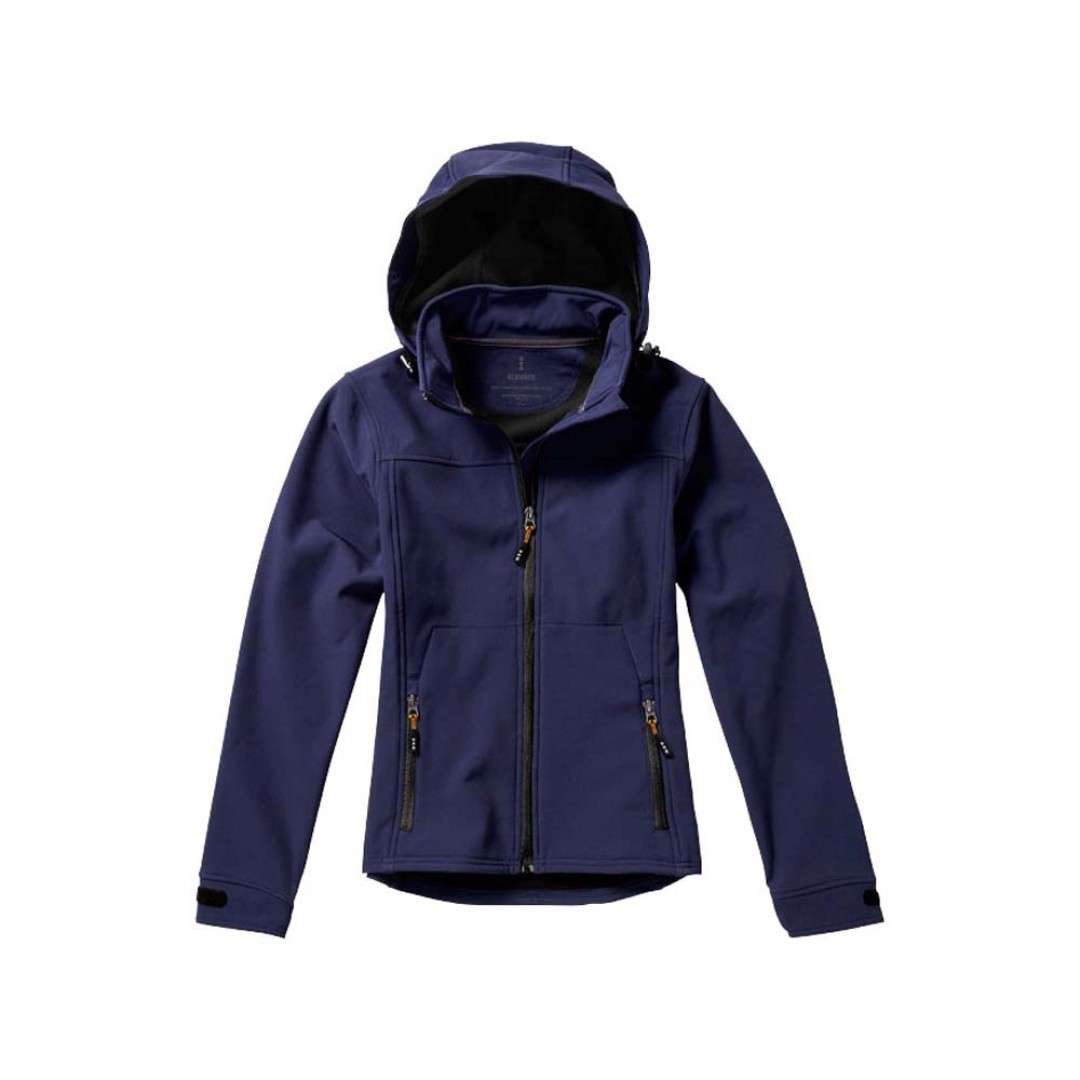 Куртка софтшел "Langley" женская, темно-синий