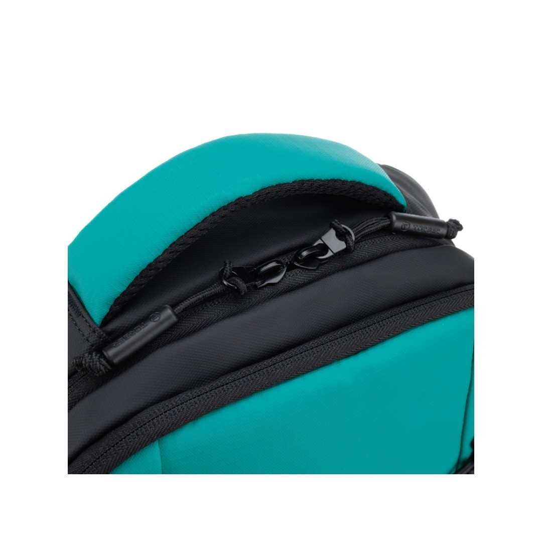 Рюкзак спортивный TORBER Xtreme 18", зелёный/чёрный, 31 х 12 х 46 см, 17л