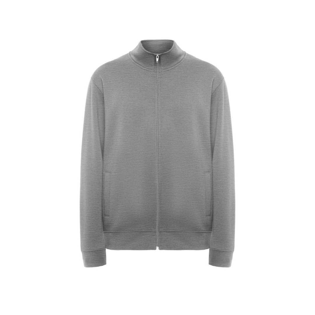 Толстовка на молнии "Ulan", серый меланж