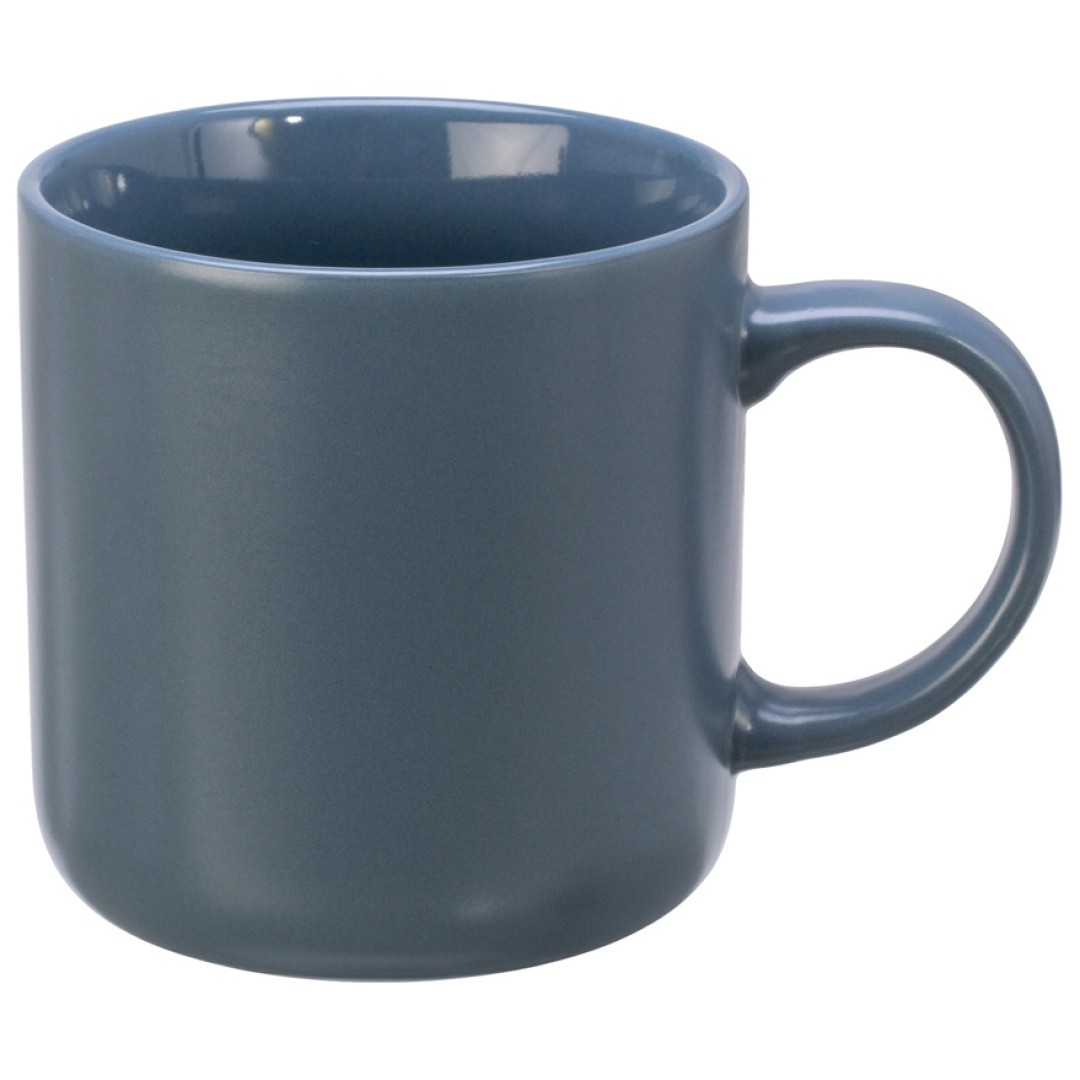 Кружка матовая Rita, 410мл, антрацит