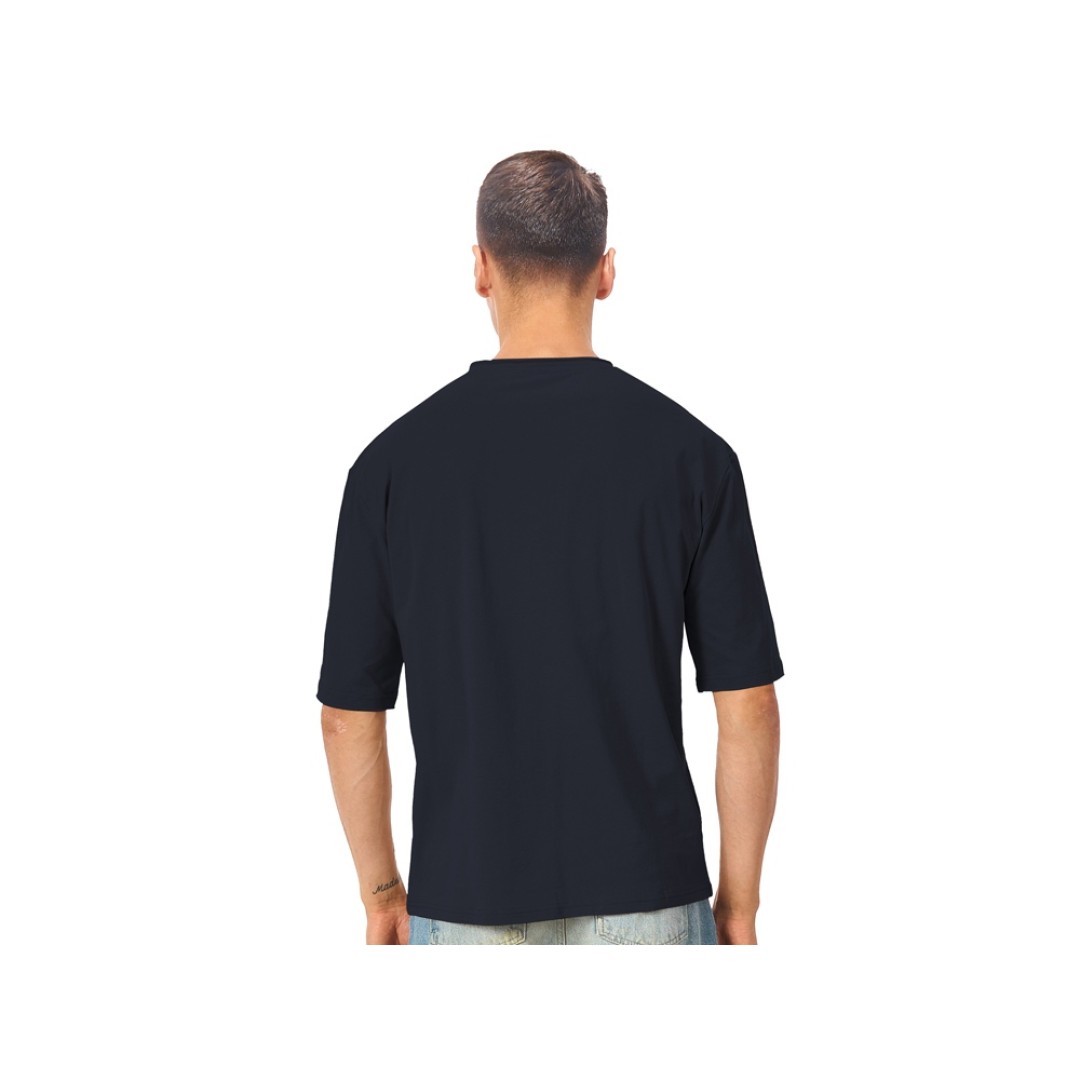 Футболка оверсайз «Liyon» унисекс, темно-синий