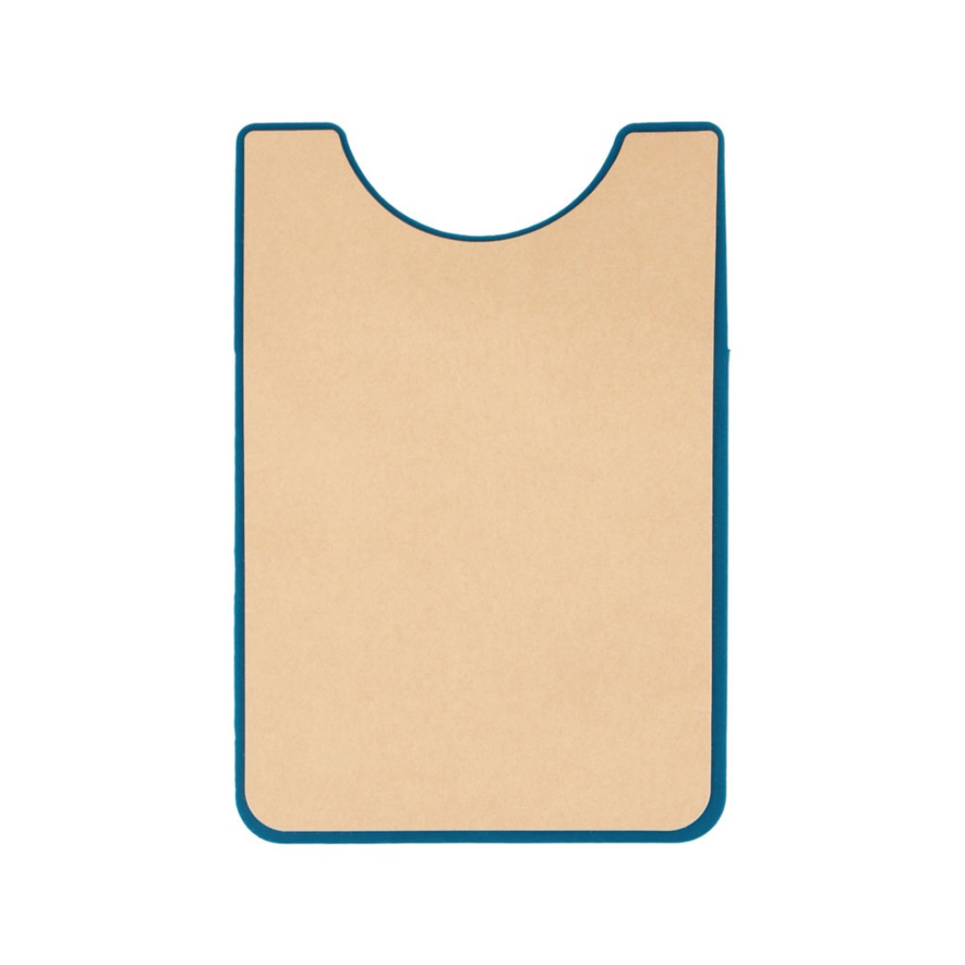 Картхолдер для телефона с держателем «Trighold», сине-зеленый