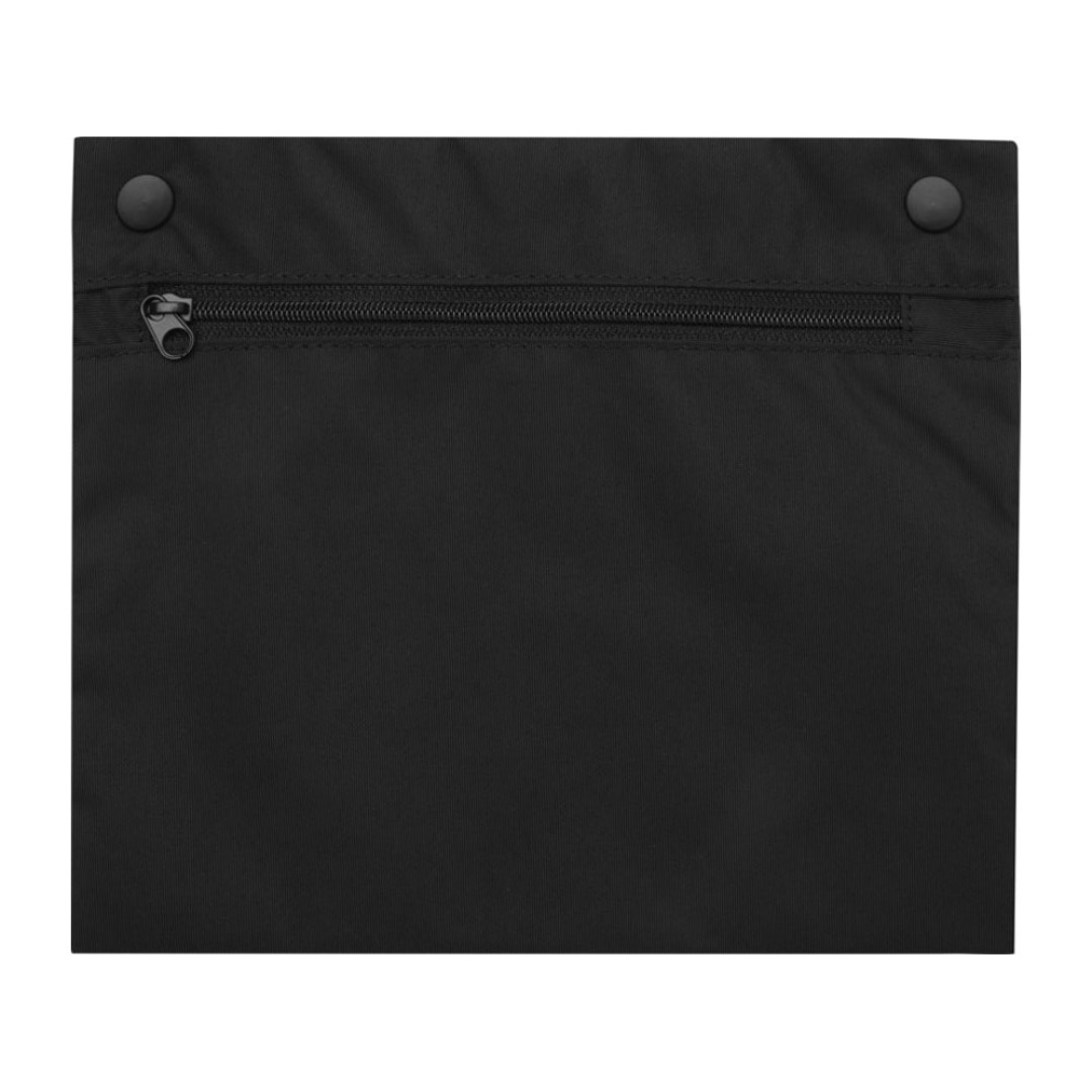 Kai круглая эко-сумка из переработанного материала, сертифицированного согласно GRS - сплошной черный