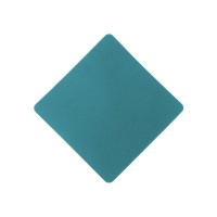 ПАТЧ РОМБ nubuk (голубой) 7,6 х 7,6 см