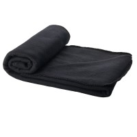 Плед Huggy в чехле 150 x 120 см - сплошной черный