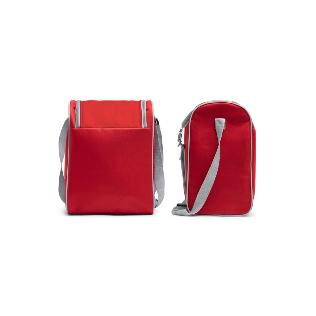 Сумка-холодильник BAYONA из полиэстера 600D, красный