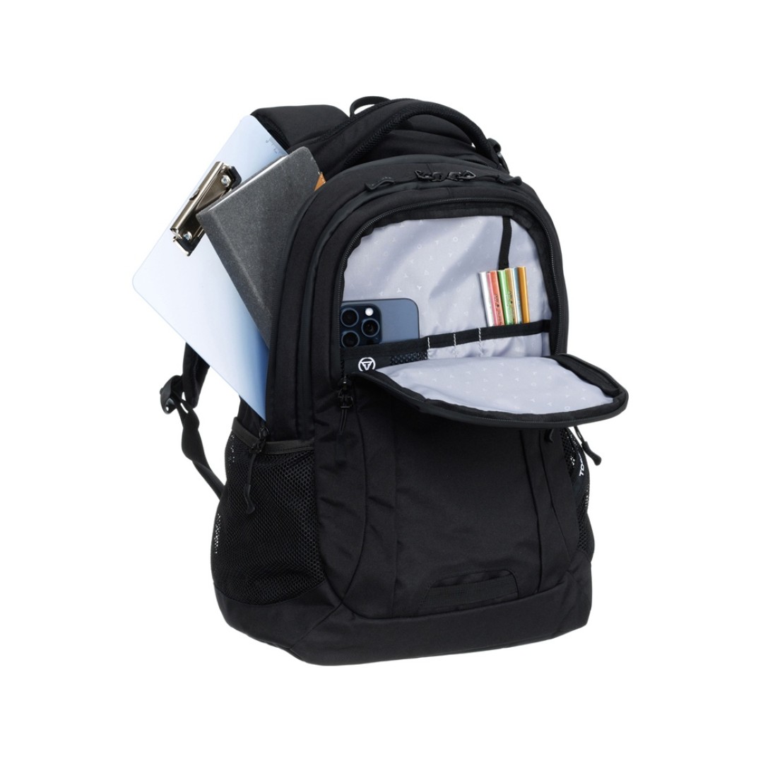 Рюкзак TORBER ROCKIT с отделением для ноутбука 15", чёрный, полиэстер, 34 х 16,5 х 47 см, 24 л