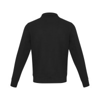 Tin унисекс-свитер с молнией из переработанных материалов Aware™ - сплошной черный