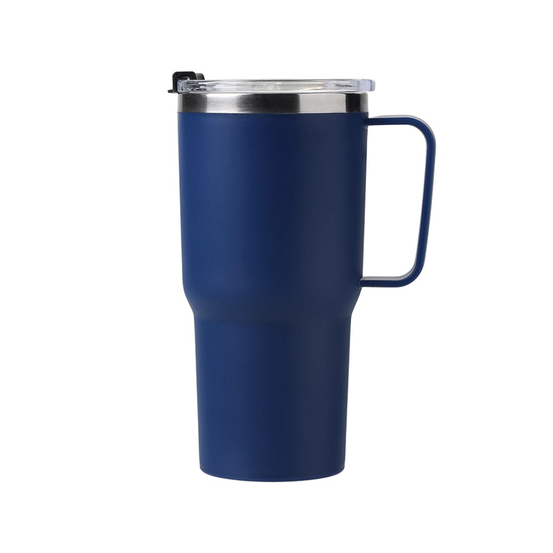 Термокружка KENCHER с двойными стенками из нержавеющей стали 304 и полипропилена, королевский синий
