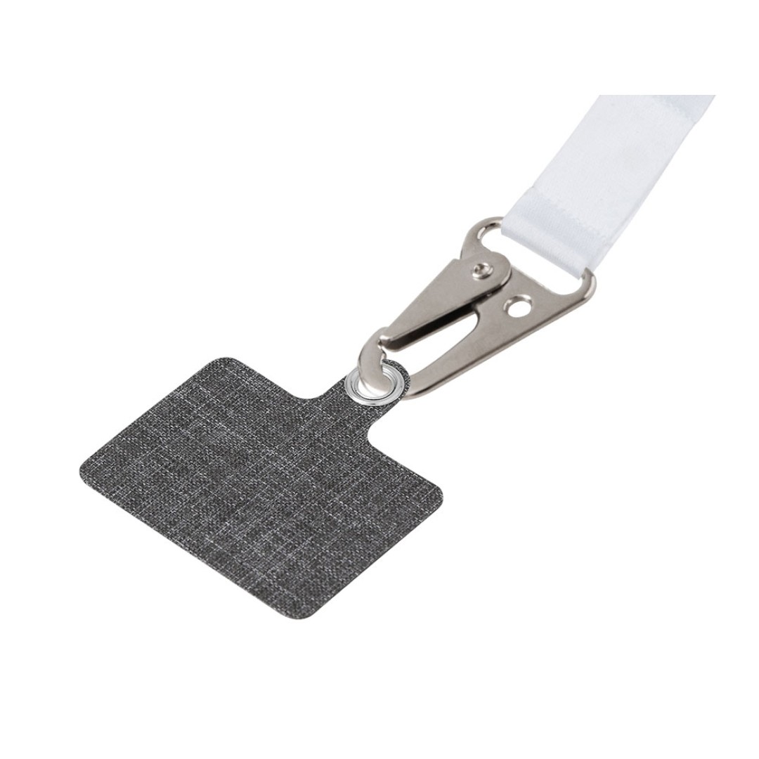 Ланъярд 2,5 см под сублимацию с большим карабином и большим держателем для телефона из ПЭ