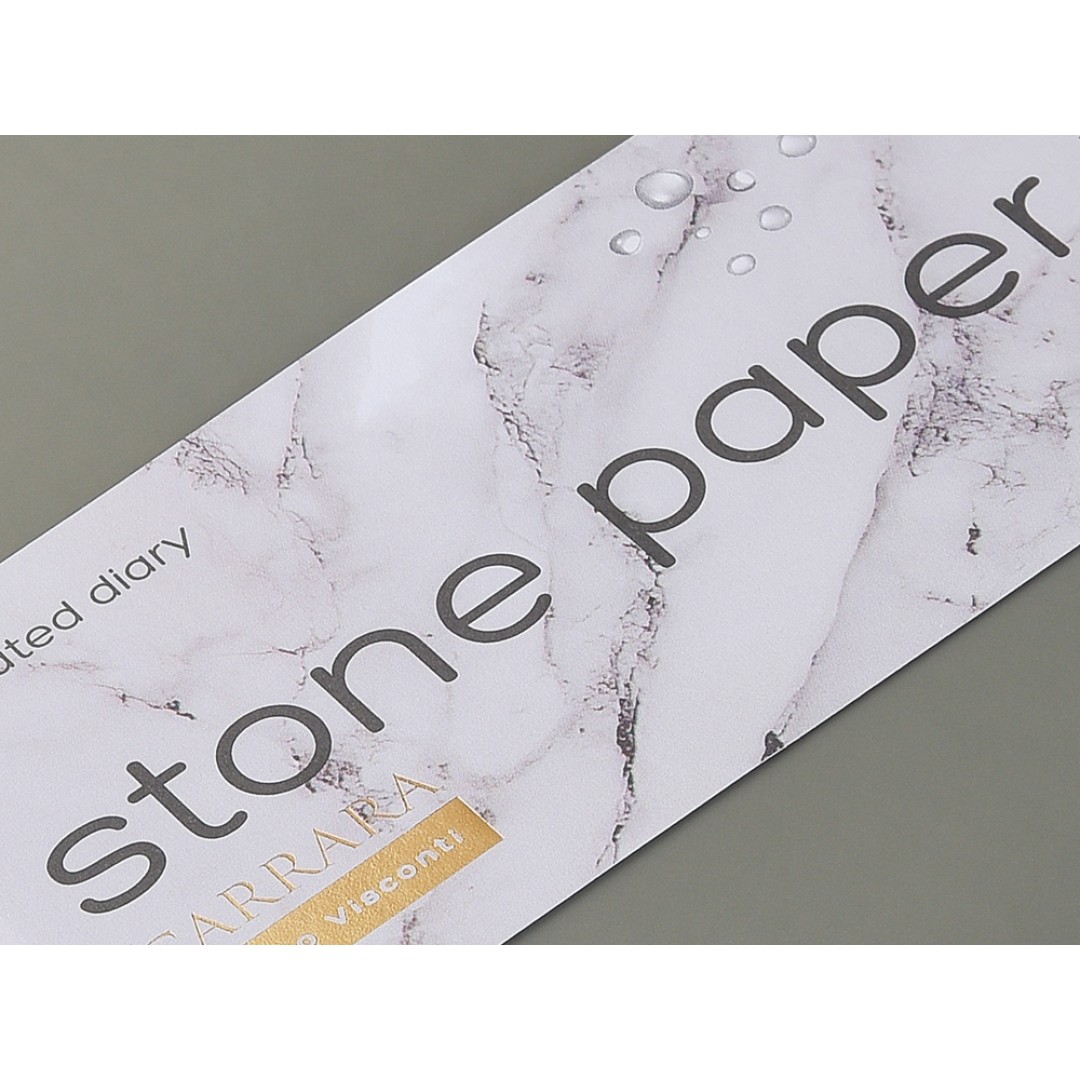 Ежедневник с каменной бумагой недатированный А5 "Carrara", серый
