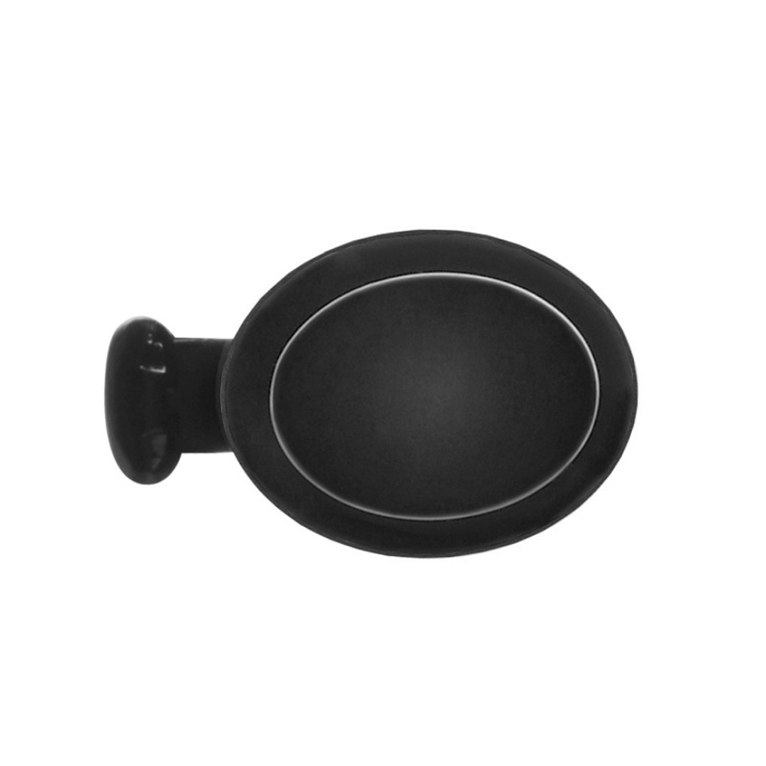 Металлическая шариковая ручка soft touch "Ellipse gum", черный