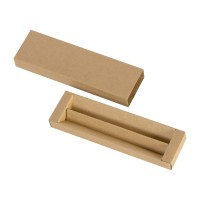 Футляр для 2 ручек из переработанного картона "Recycard", натуральный