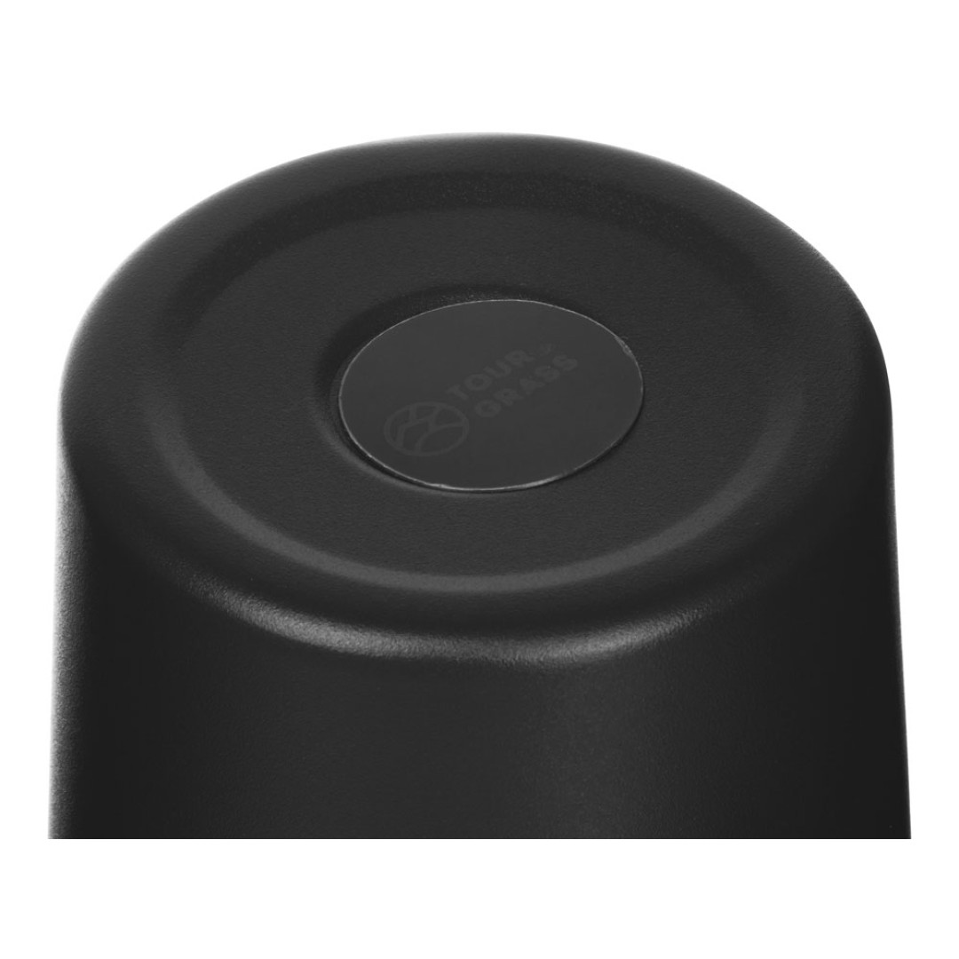 Стальная кружка с двойными стенками и порошковым покрытием "Tibet", черный