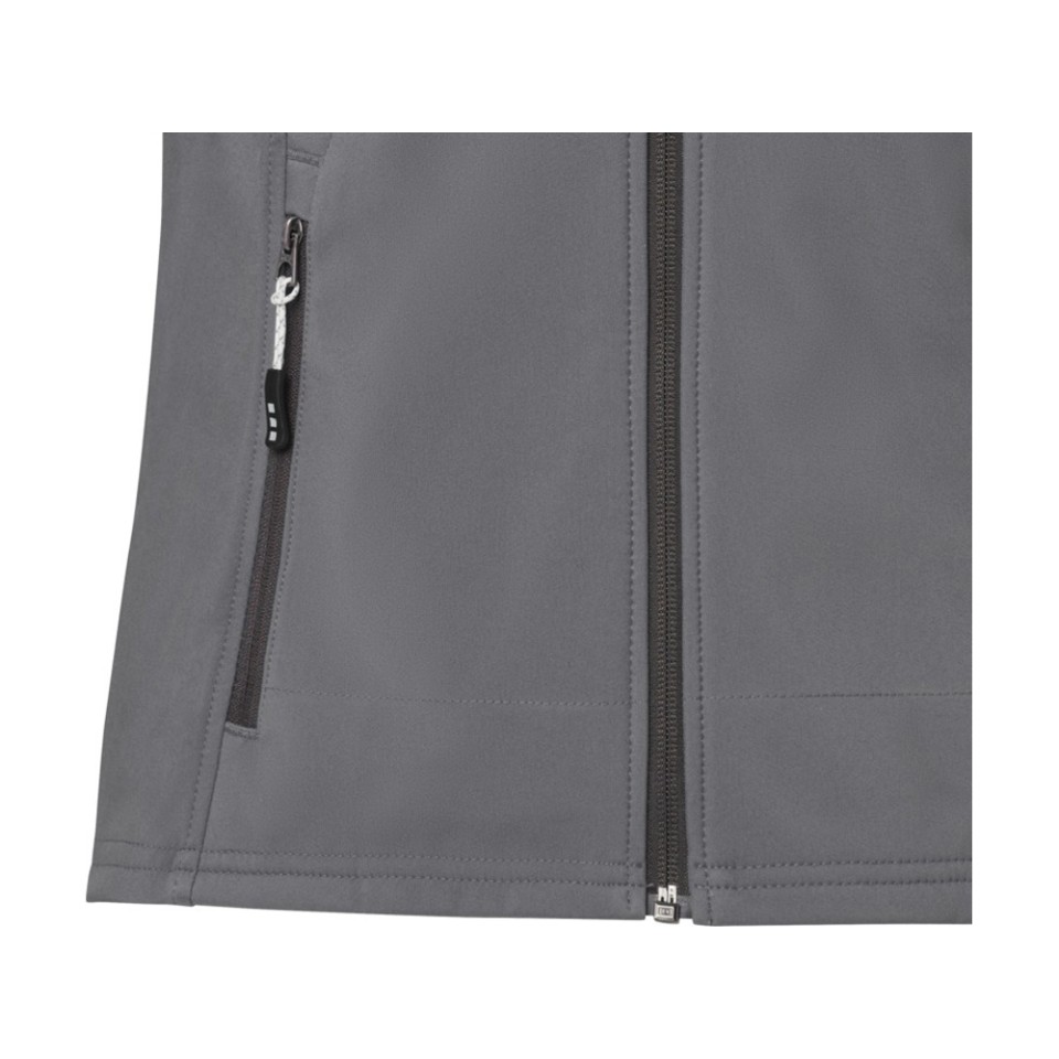 Куртка софтшел "Langley" женская, steel grey