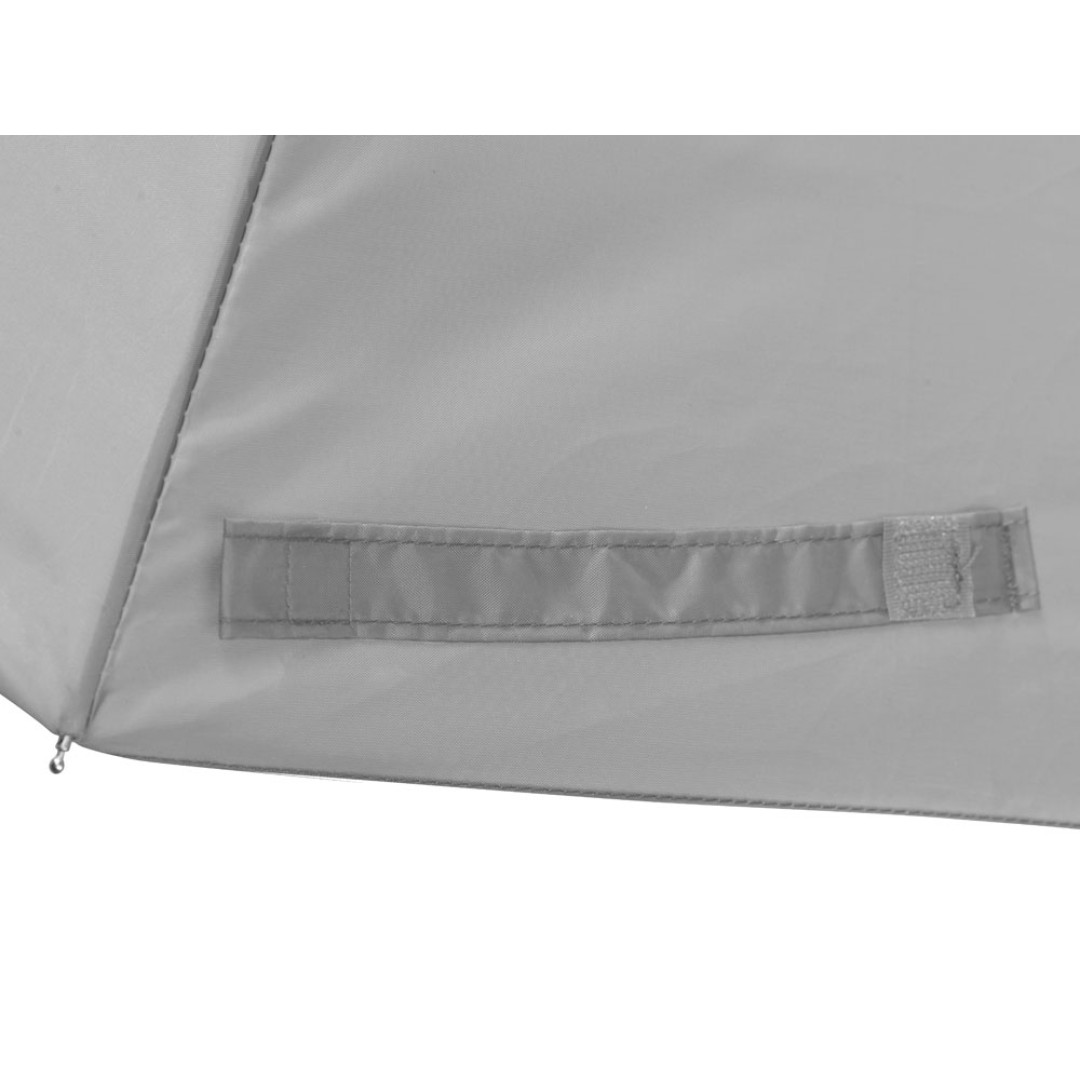 Зонт «Picau» из переработанного пластика в сумочке, серый