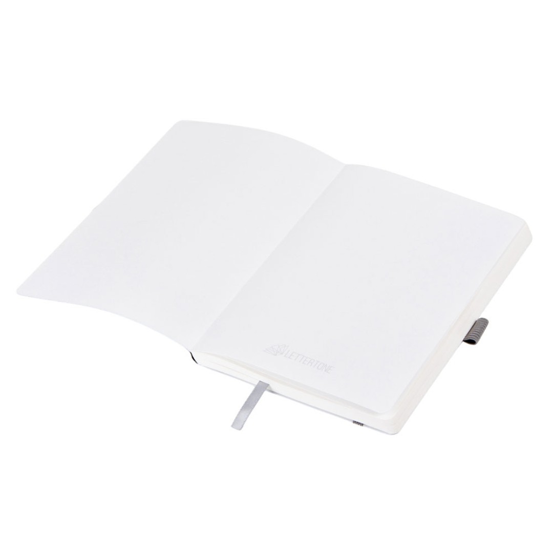 Блокнот из моющегося крафта и каменной бумаги А5 "Fleekstone", гибкая обложка, серый