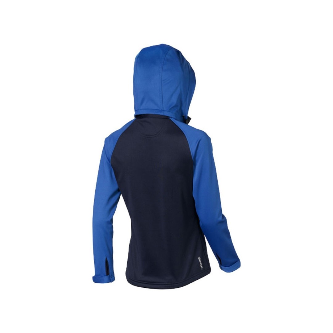 Куртка софтшел "Сhallenger" женская, темно-синий/небесно-голубой