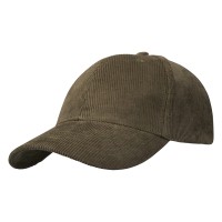 "Hutton" 6-панельная бейсболка из переработанного хлопка - Зеленый лесной