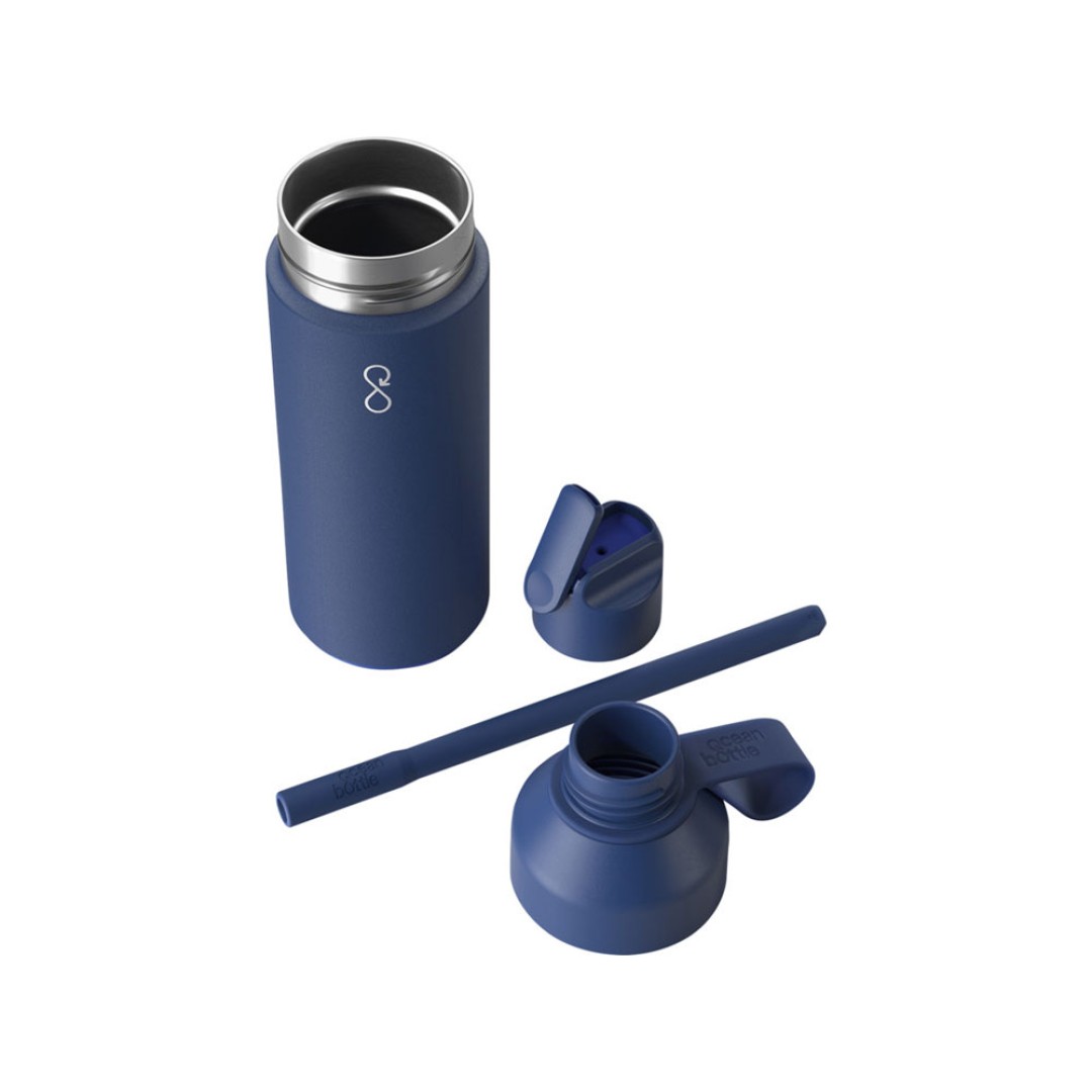 Бутылка-термос для воды Ocean Bottle GO объемом 500 мл - Синий