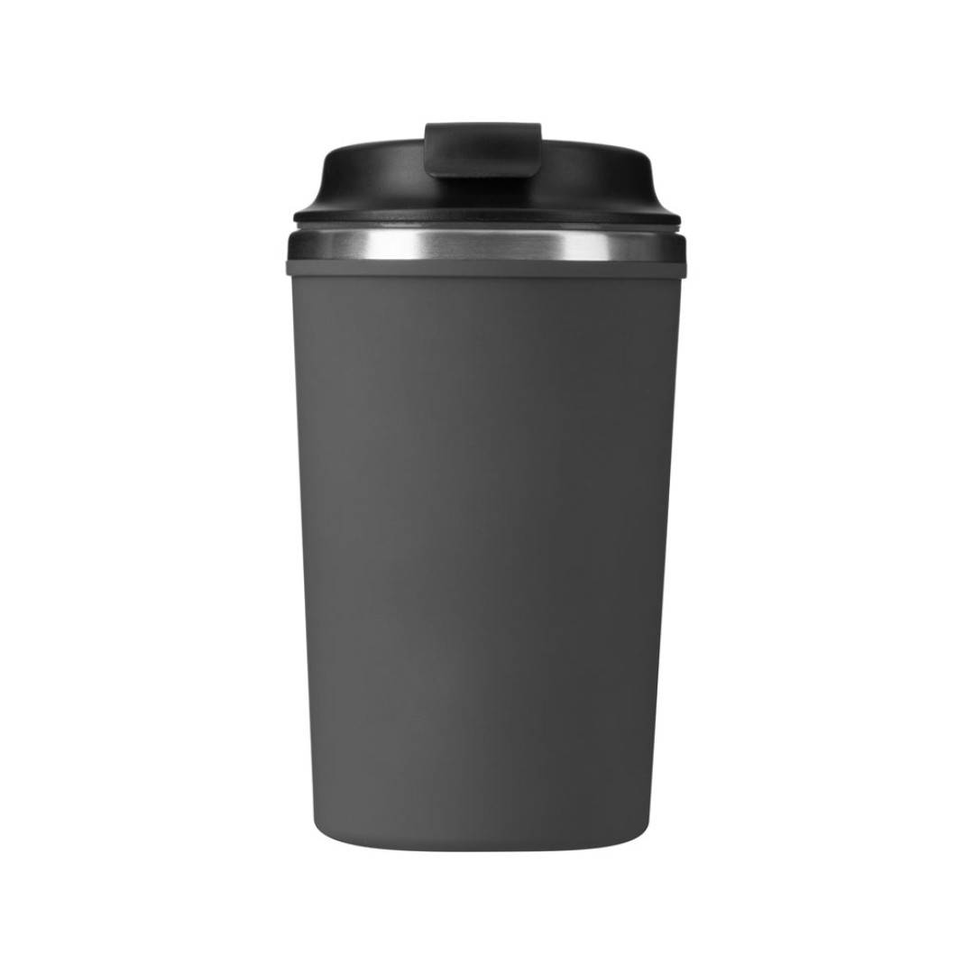 Герметичная термокружка на присоске "Kick", 350 мл, серый