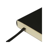 Скетчбук "Sketch & Art" в мягком переплете 145х145 мм, 100 л. бежевой бумаги 100 гр., черный