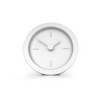 Часы настольные "Sparky" XXS, серебристые