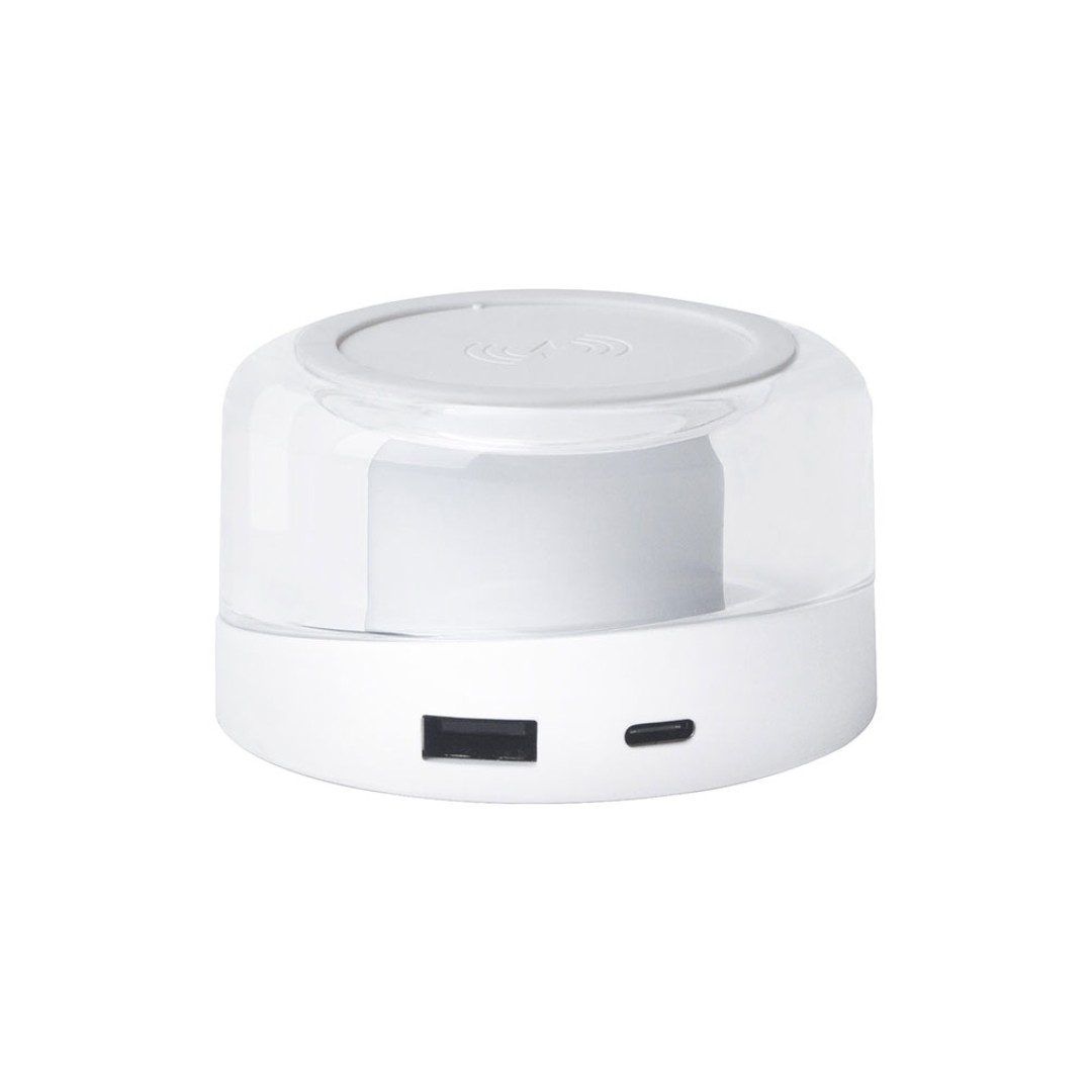 Док-станция с беспроводной зарядкой «ILO», белый