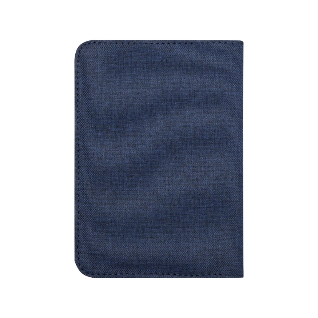 Ross Держатель паспорта с RFID-защитой из переработанного PET-пластика, сертифицированного согласно GRS - navy