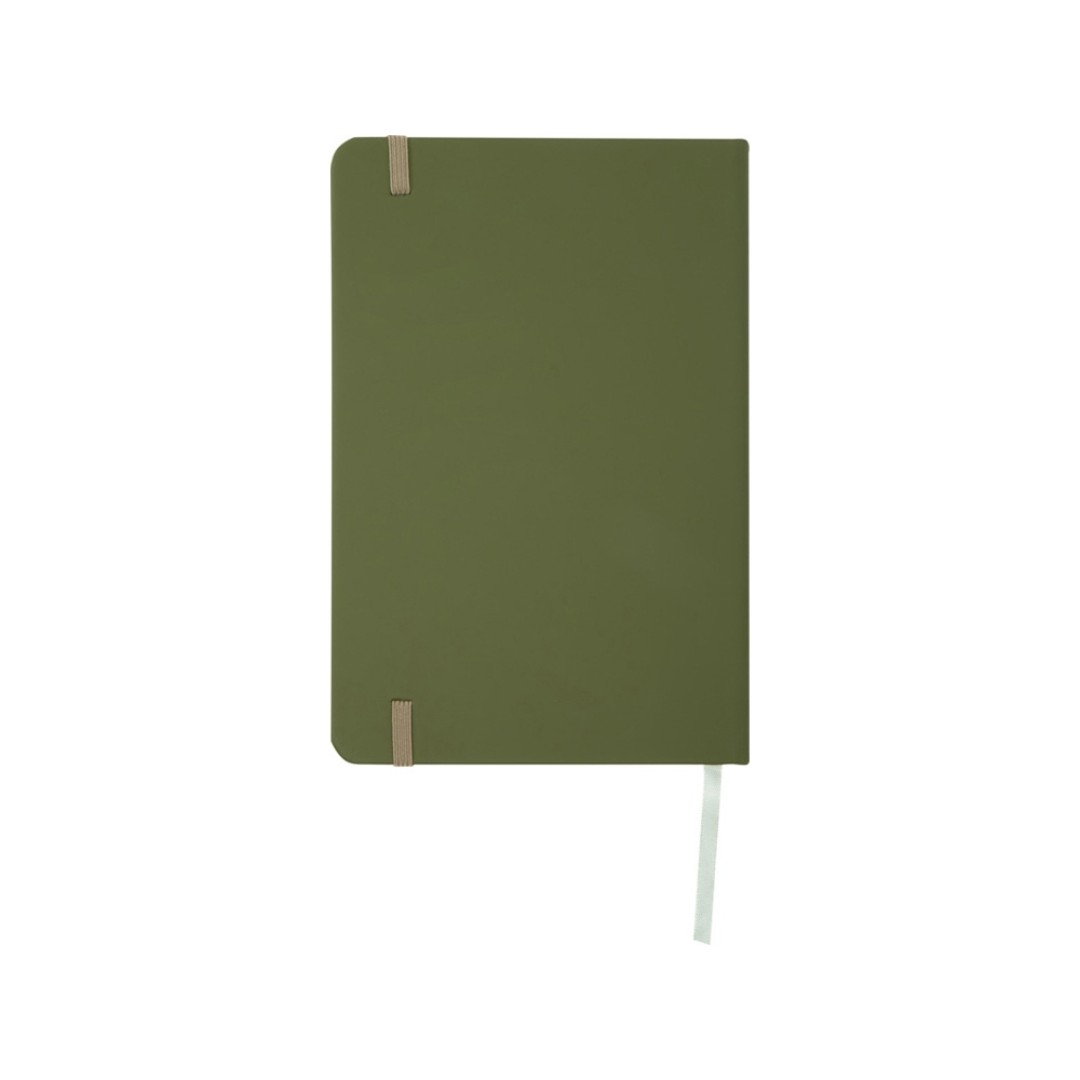 Блокнот Spectrum A5 с белыми страницами, зеленый лесной